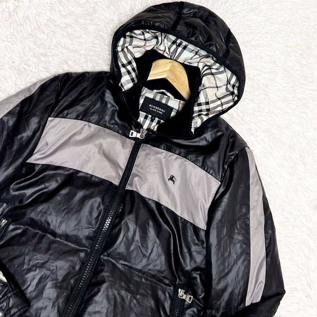BURBERRY BLACK LABEL ダウンジャケット ノバチェック