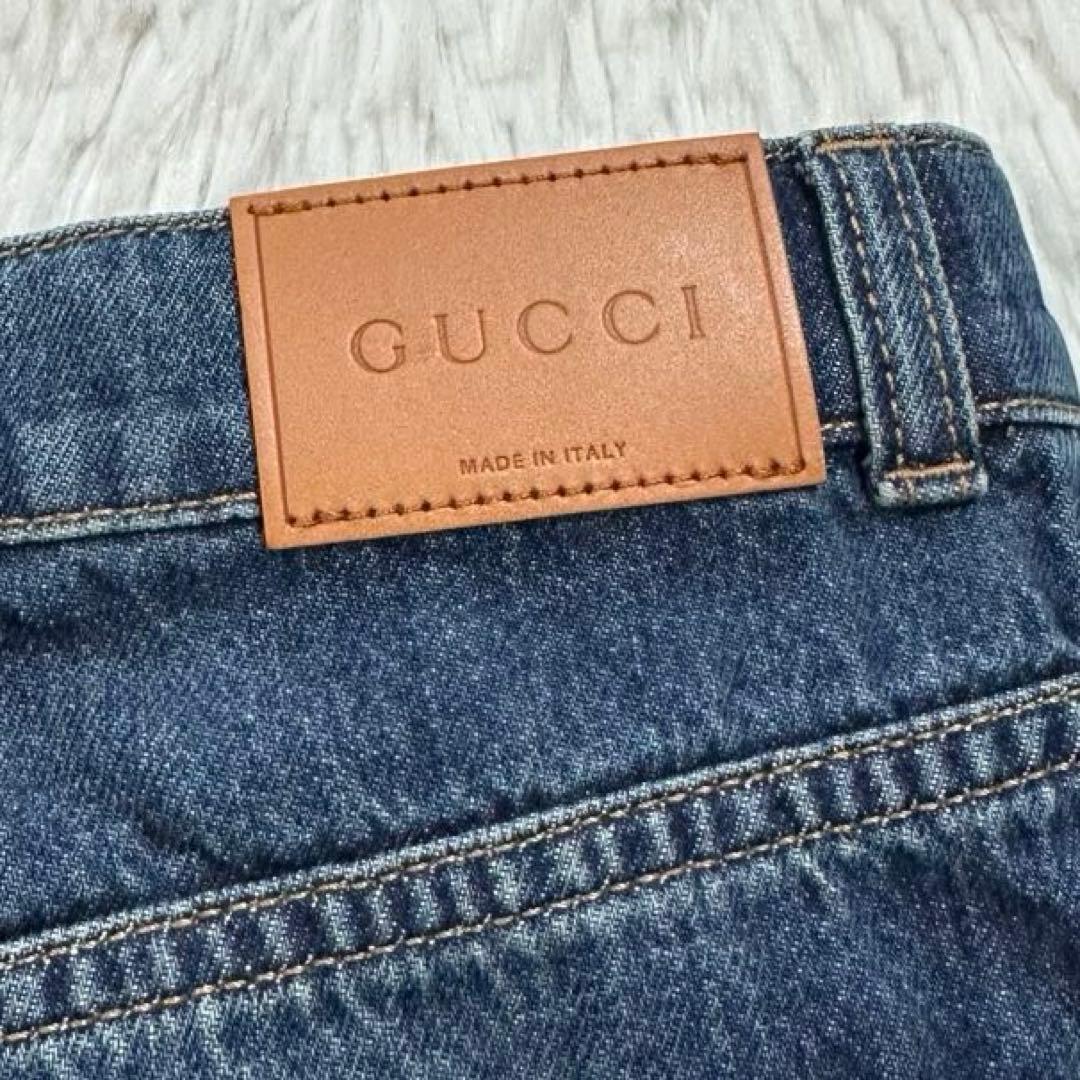 新品✨グッチ デニムパンツ 12インチ