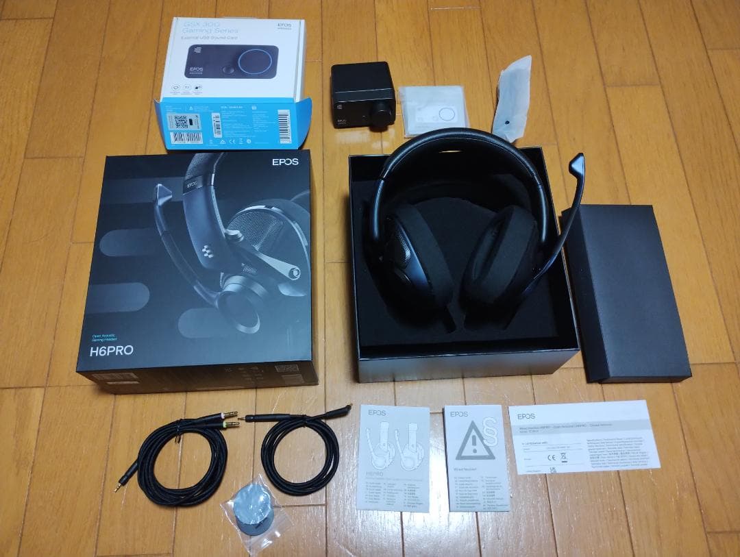 EPOS H6Pro ゲーミングヘッドセット（解放型）＋GSX300セット