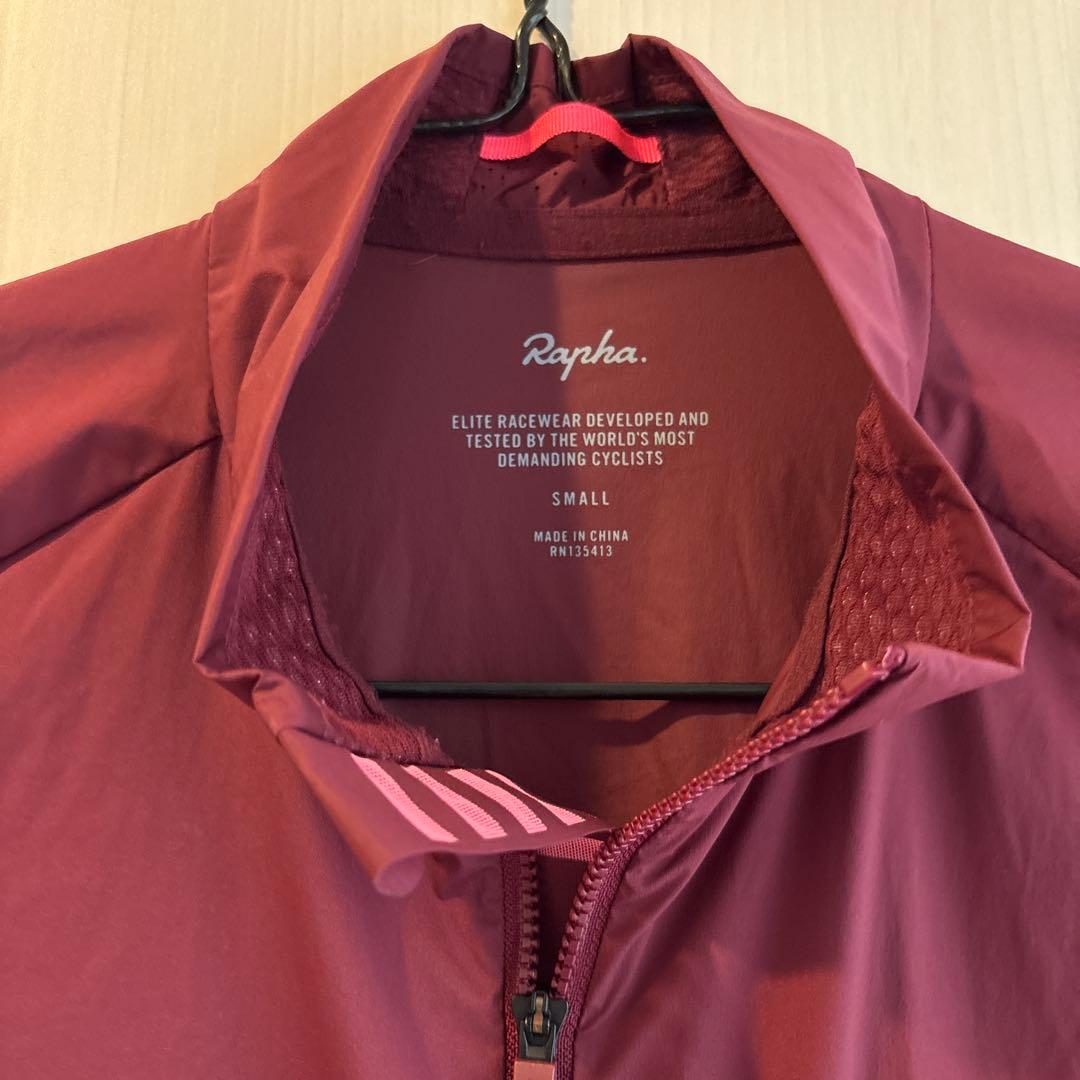 Rapha プロチーム　ウインドジャケット　バーガンディ サイズS