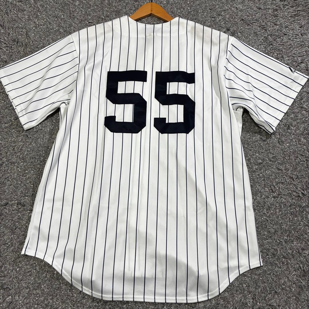 【未使用】マジェスティック 松井秀喜 #55 ヤンキース ユニフォーム L