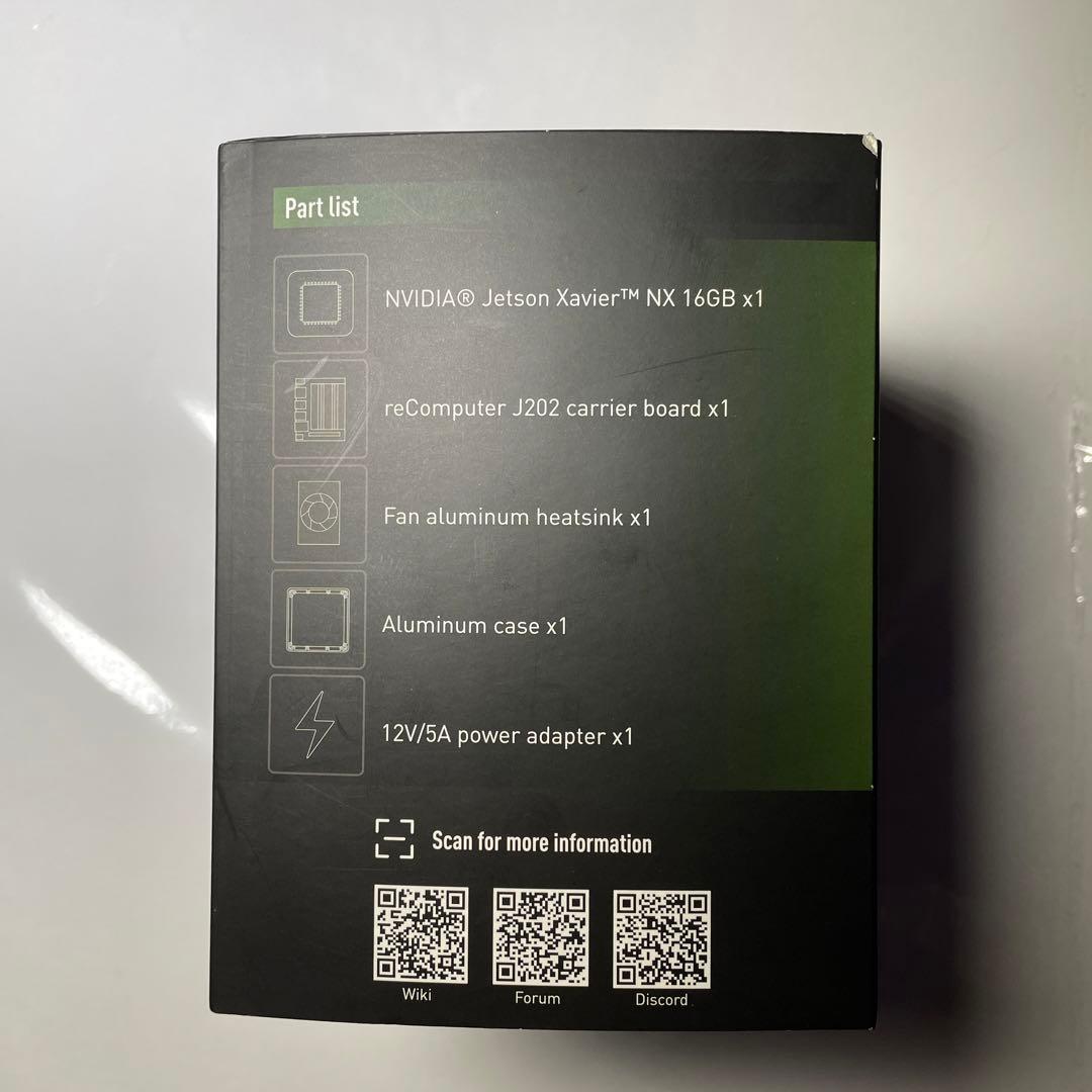 【新品】reComputer J2022 (Jetson Xavier NX)