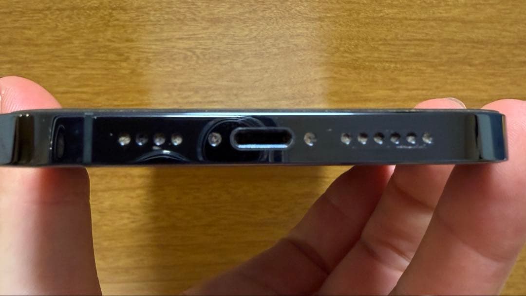 【美品】iPhone12promax 256GB ブルー SIMフリー