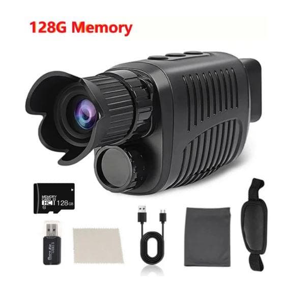 1080P HD 単眼暗視装置赤外線 5x デジタル 128gメモリカード付属