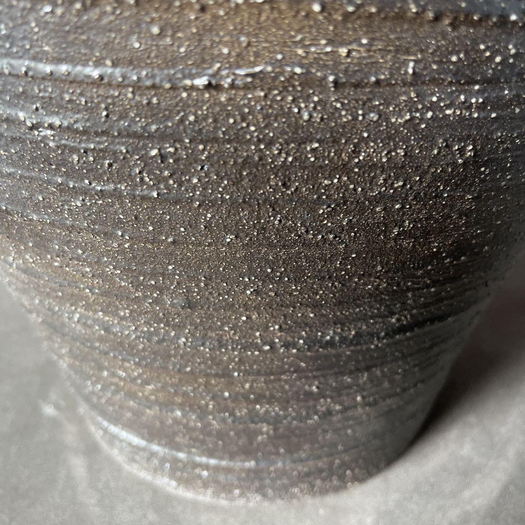 うさこ信楽焼傘立て 緑釉壺型 高さ５３cm