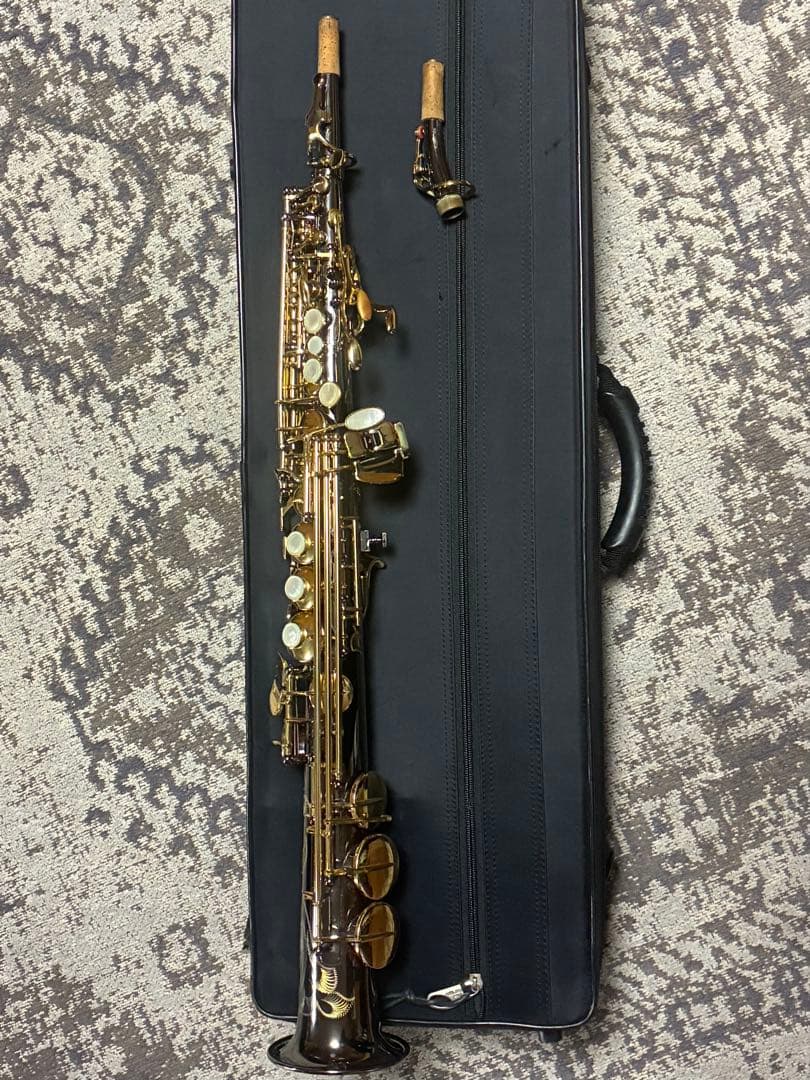 シャトー　ソプラノサックス 本体 ケース付き