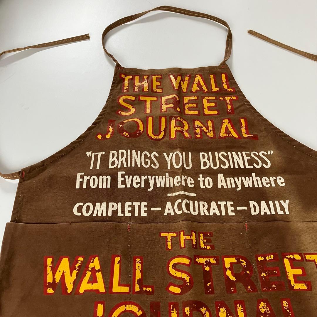 【希少】 40s 50s ニュースペーパー エプロン ビンテージ バッグ