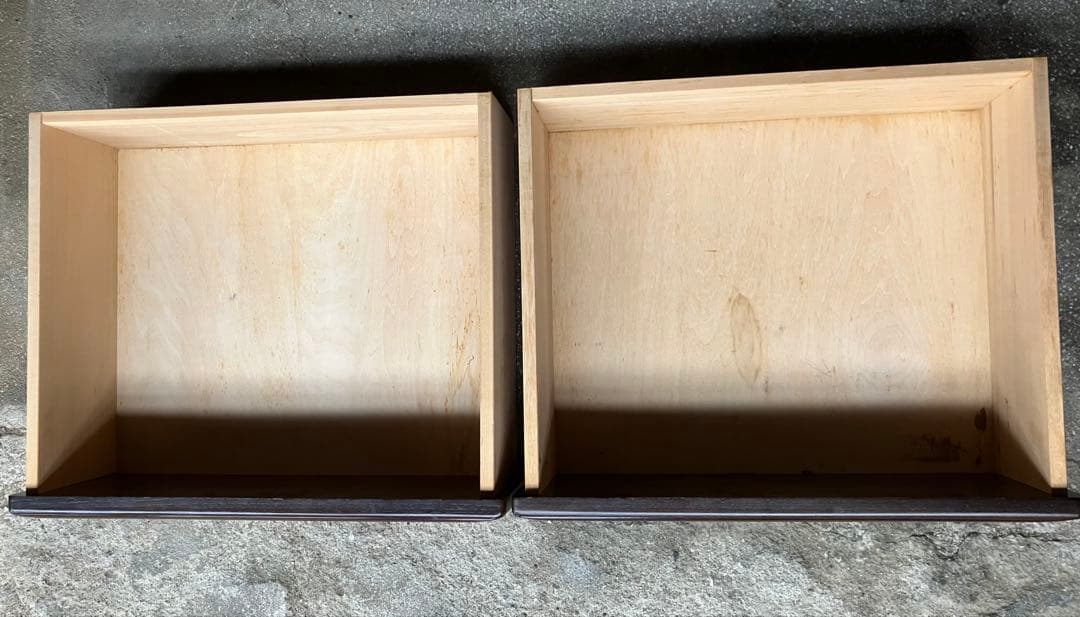 回転扉付き食器棚 飾り棚 ダークブラウン