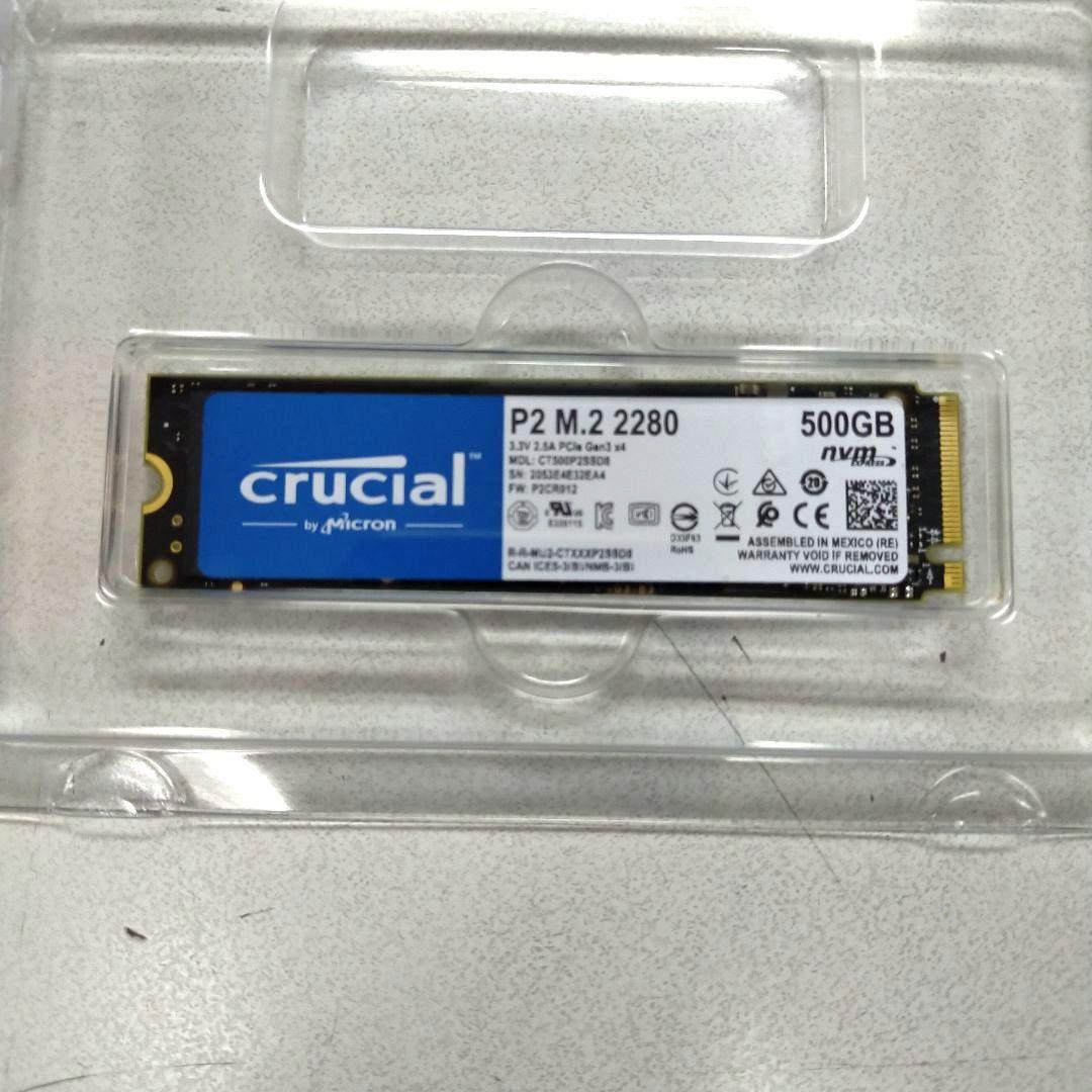 メモリー Crucial P2 500GB P2 NVMe CT500P2SSD8