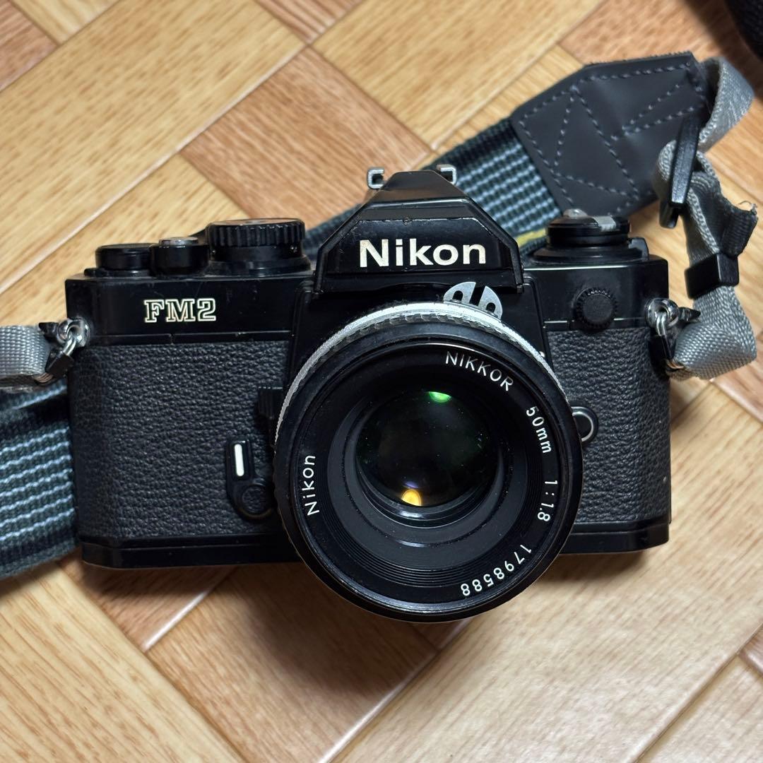 ニコン Nikon New FM2 ブラック 50mm F1.8セット