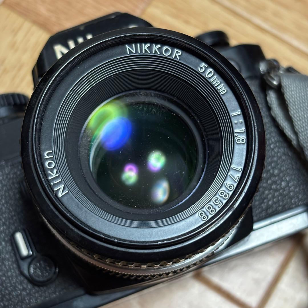 ニコン Nikon New FM2 ブラック 50mm F1.8セット