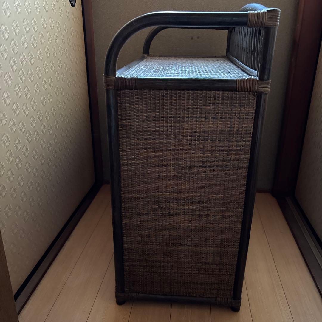 ヴィンテージ　ラタン　チェスト