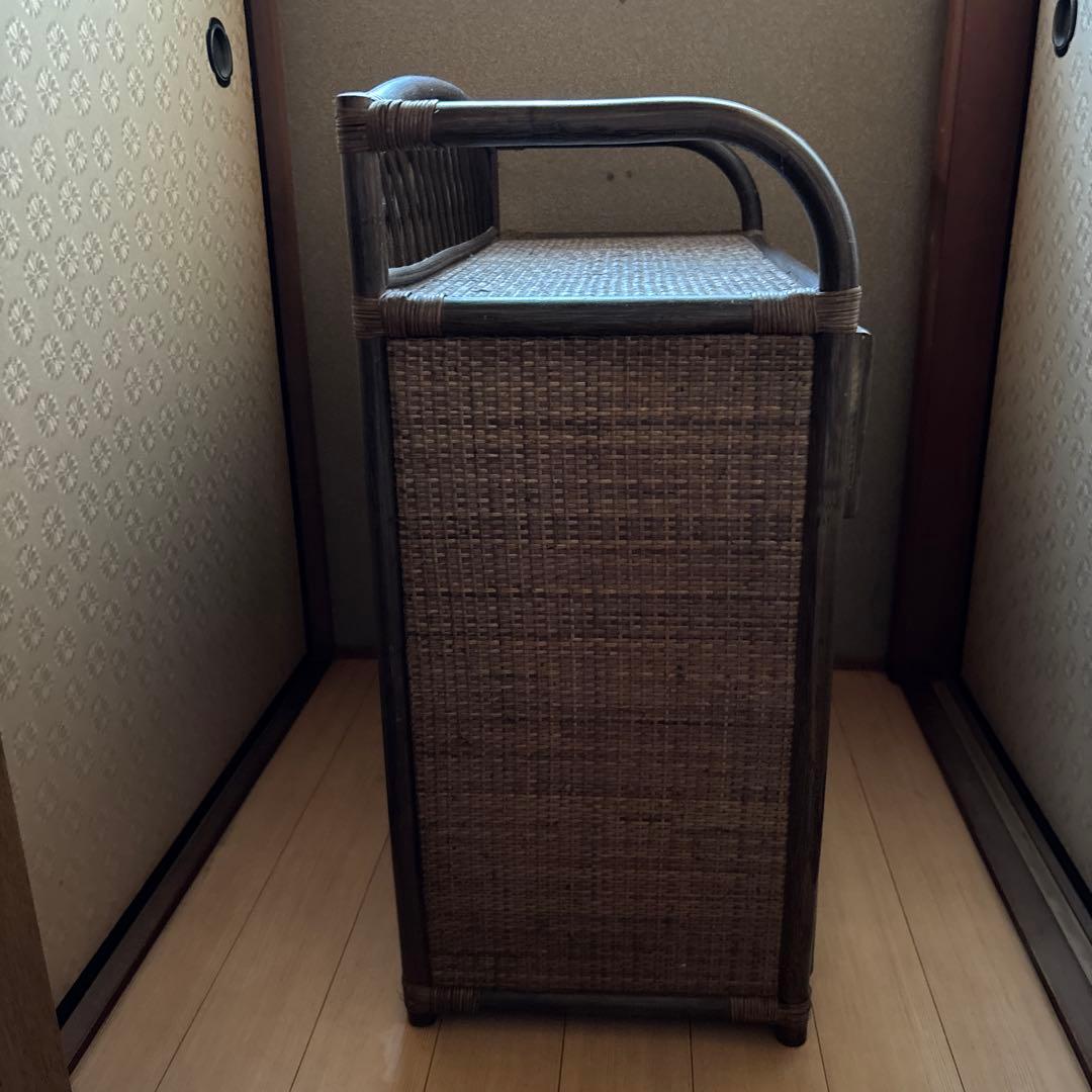ヴィンテージ　ラタン　チェスト