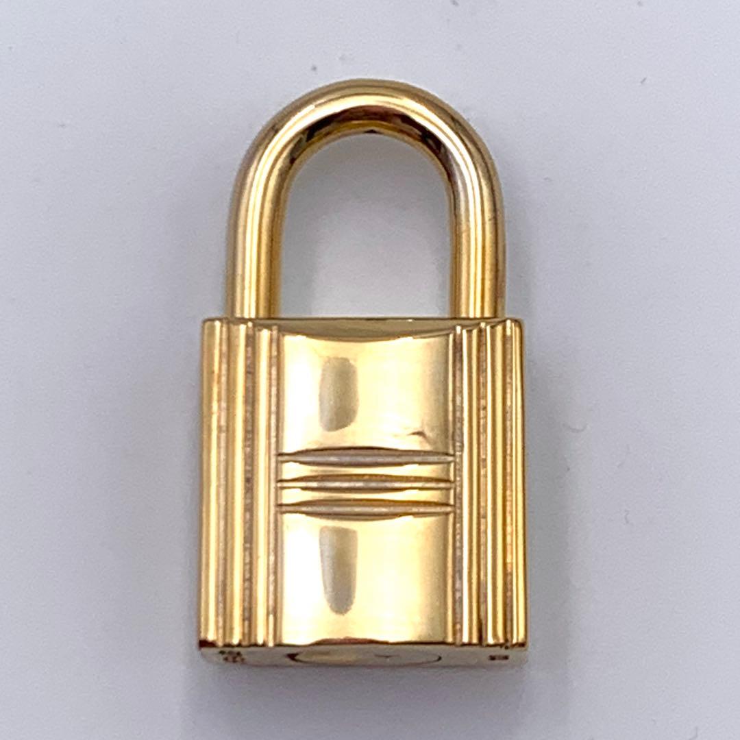 HERMES エルメス カデナ　24Kメッキ　No.120 120番　鍵付き