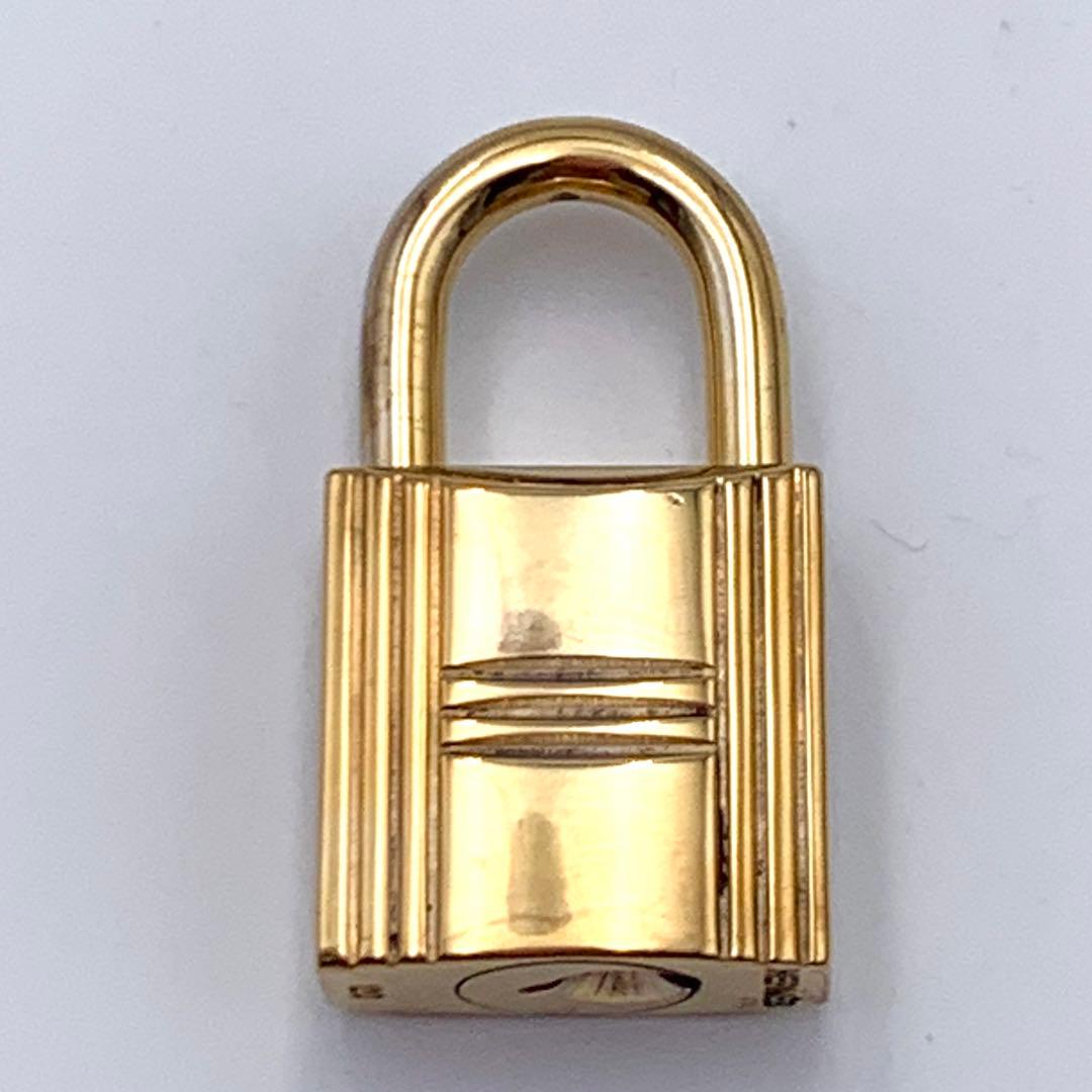 HERMES エルメス カデナ　24Kメッキ　No.120 120番　鍵付き