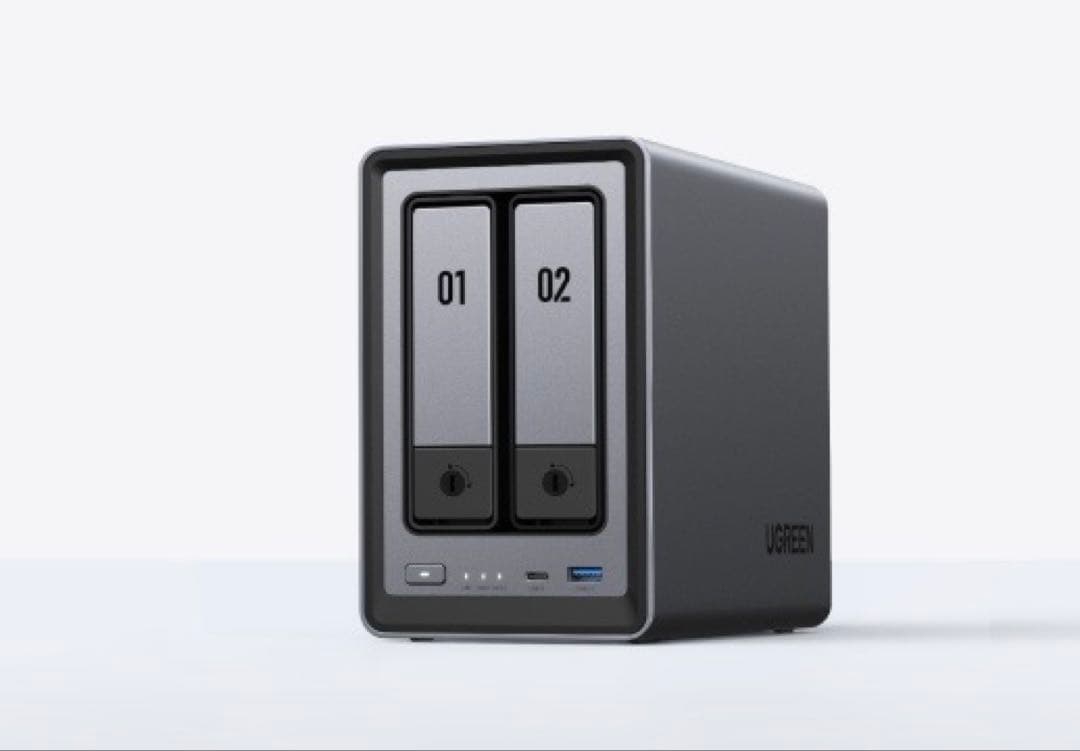 【新品】UGREEN NASync DXP2800 とWD HDD8TB×2