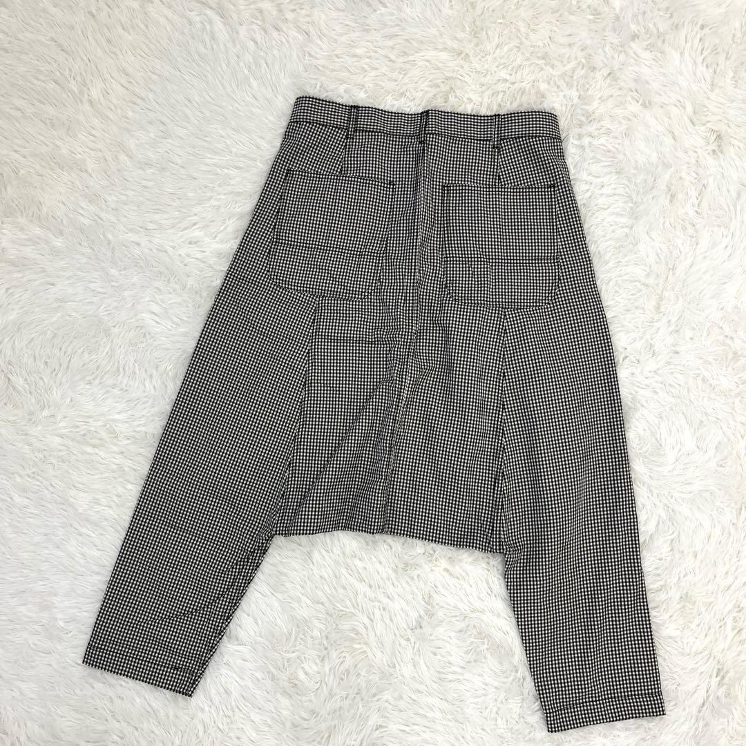 【美品】コムデギャルソン・サルエルパンツ・ペンギン・ギンガムチェック・10SS