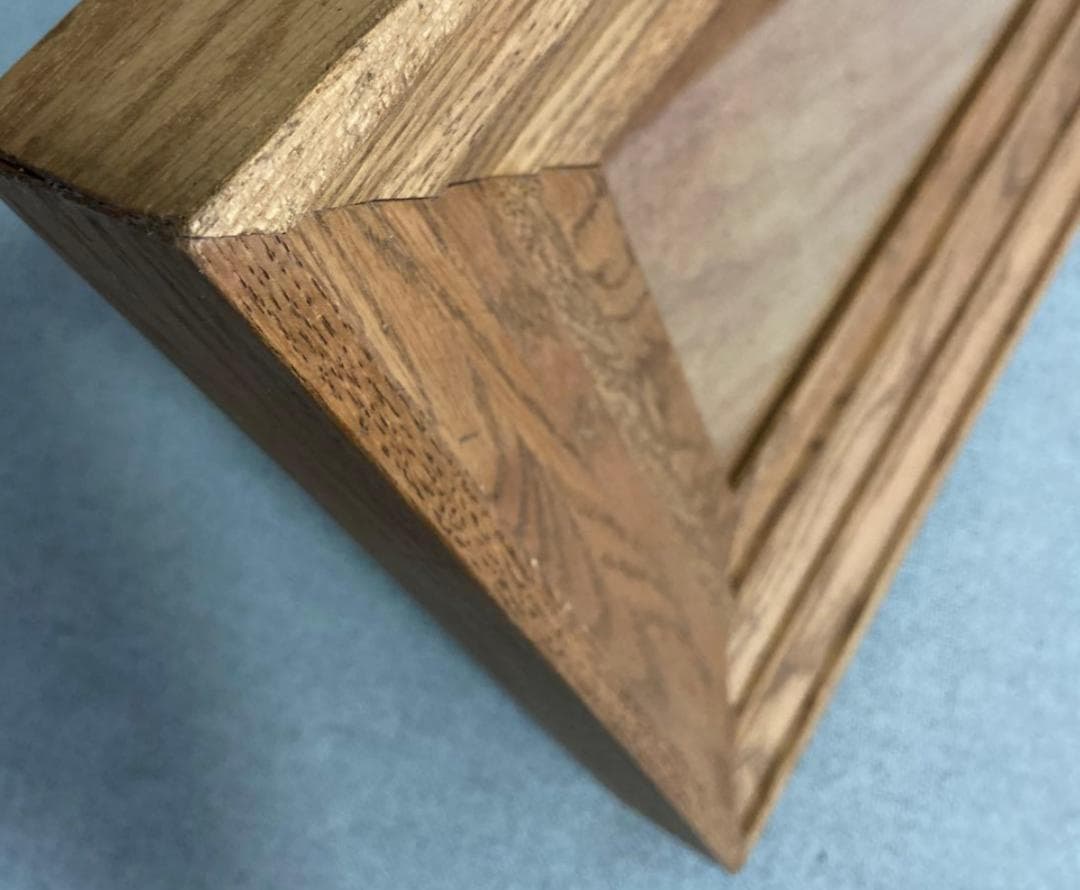 アメリカ ビンテージ オーク 楢 無垢材 フォトフレーム　 写真立て 額　USA