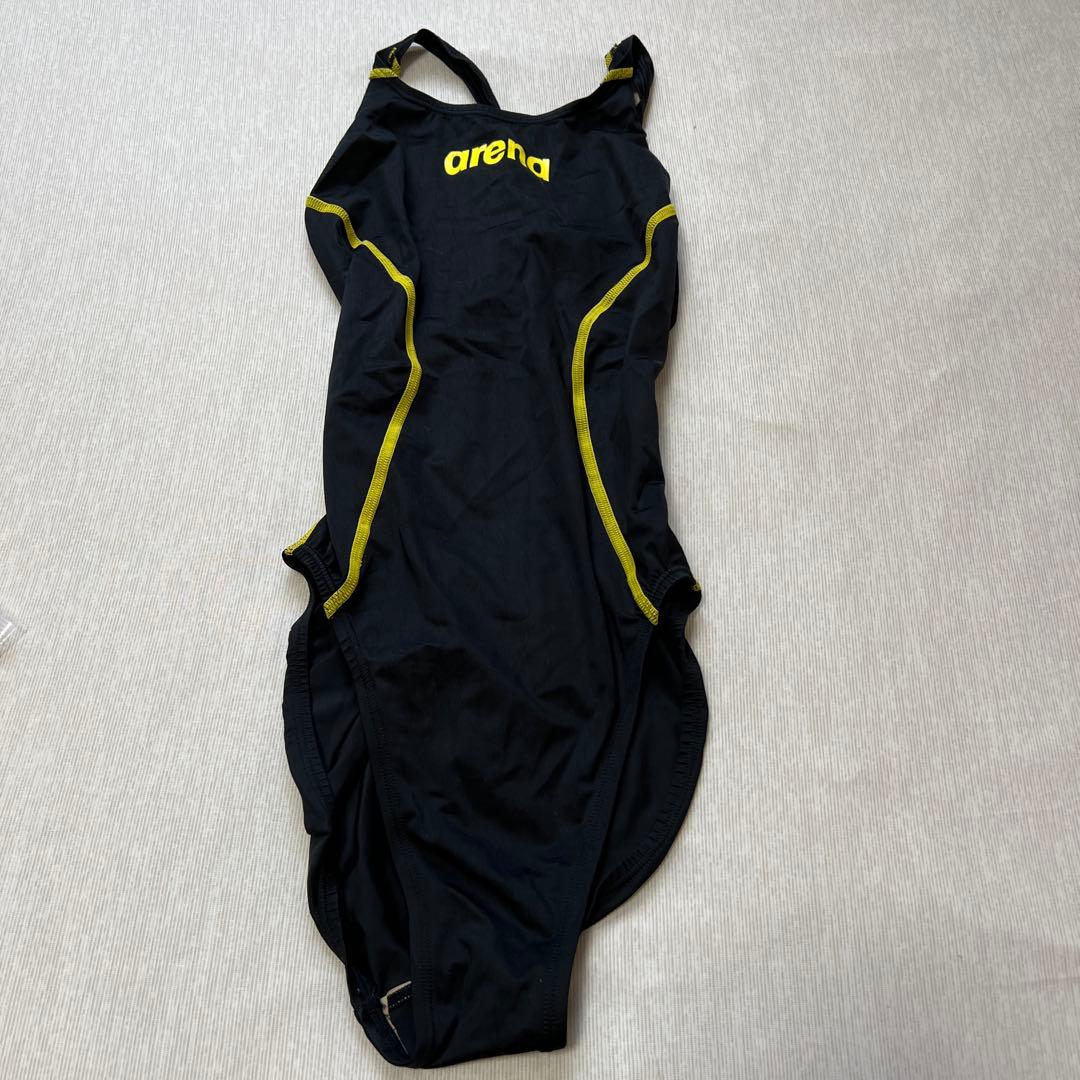arena スポーツ用水着 黒/黄 ハイカット