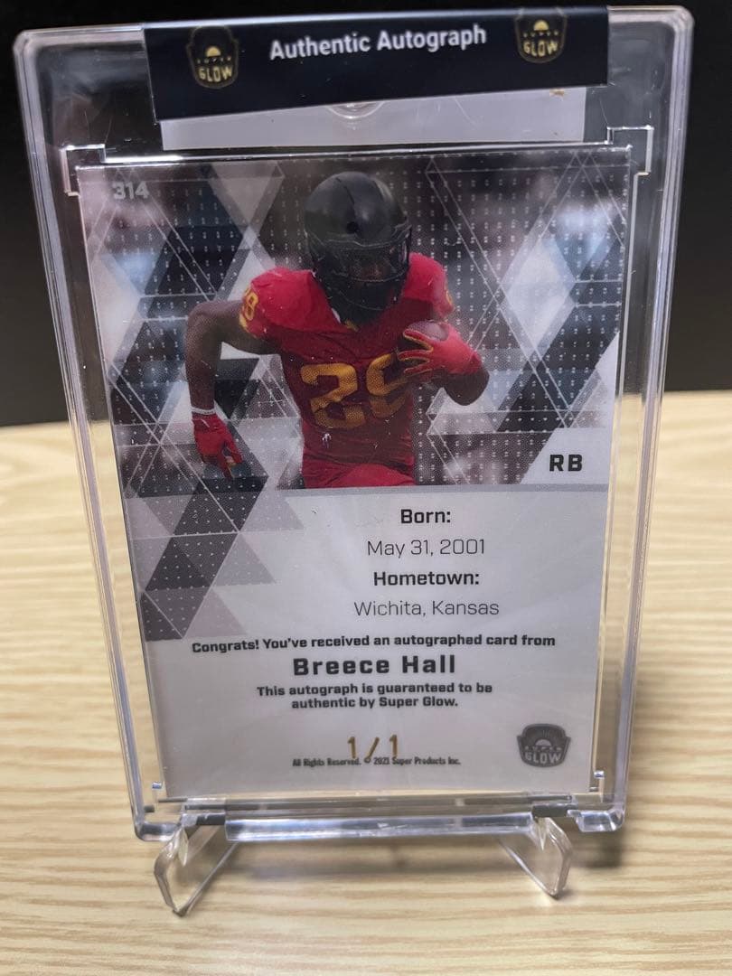 NFL Breece Hall auto 1of1 おまけ付き
