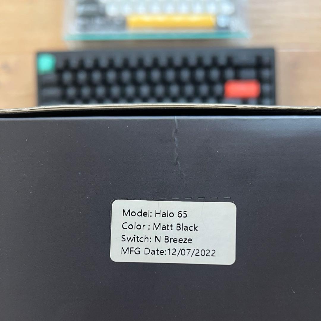 NuPhy Halo 65 Black Night Breeze +キーキャップ