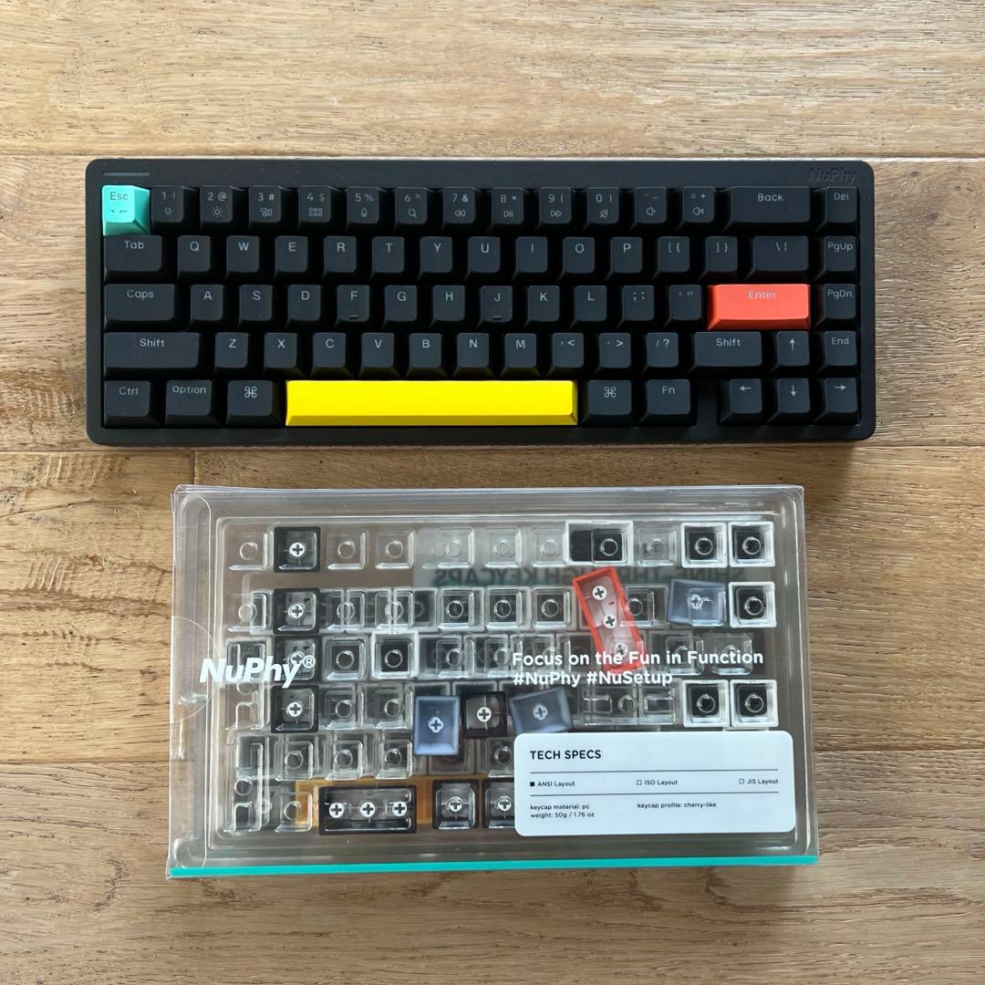 NuPhy Halo 65 Black Night Breeze +キーキャップ