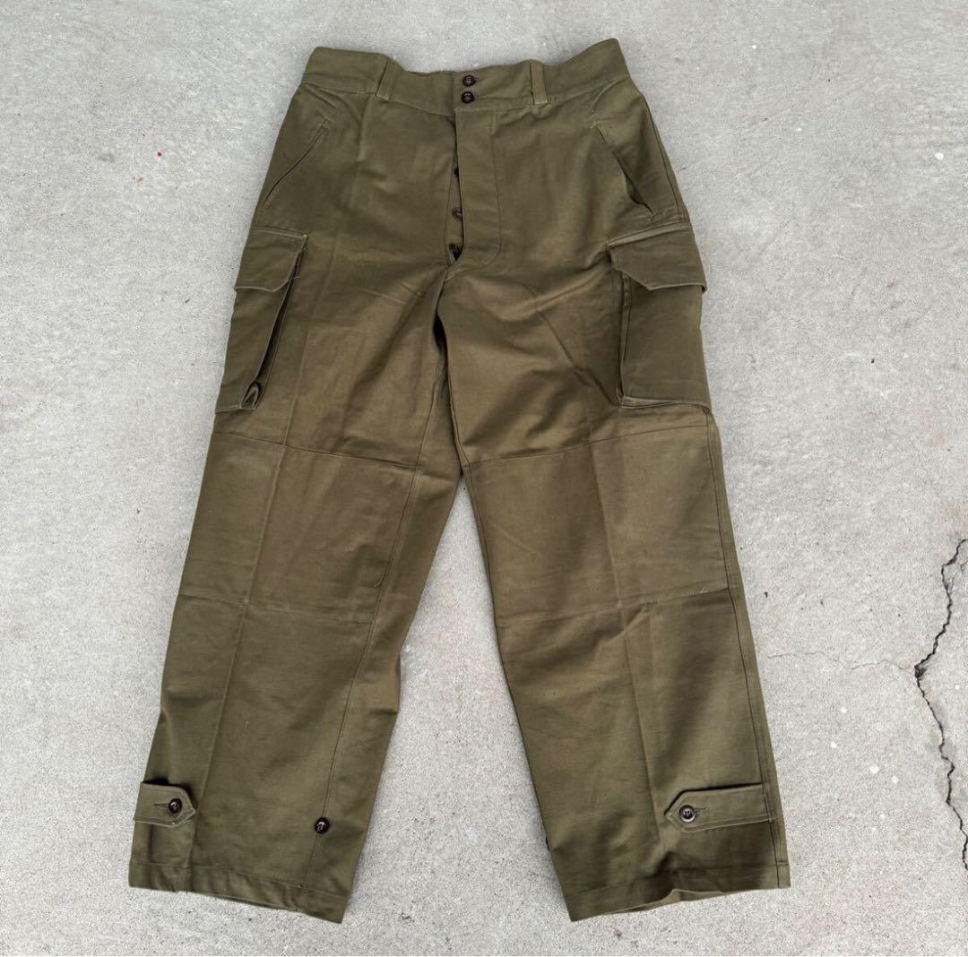 ビンテージ　デッドストック　ミリタリー　フランス軍　M47　カーゴパンツ