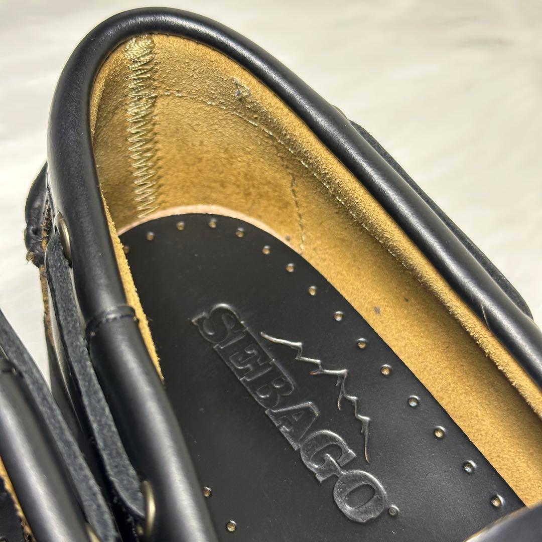 極美品✨SEBAGO セバゴ デッキシューズ 924 ブラック 6サイズ レザー
