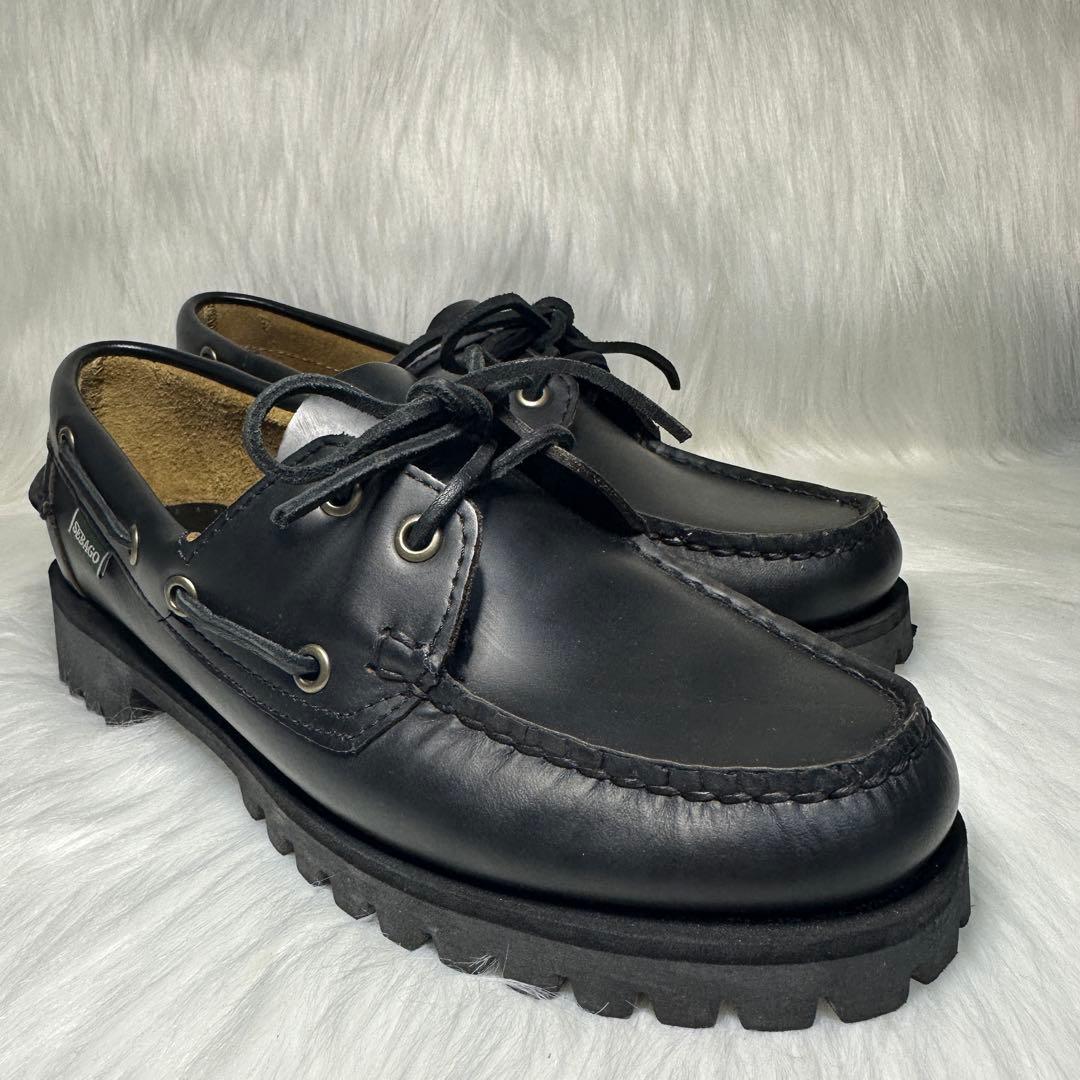 極美品✨SEBAGO セバゴ デッキシューズ 924 ブラック 6サイズ レザー