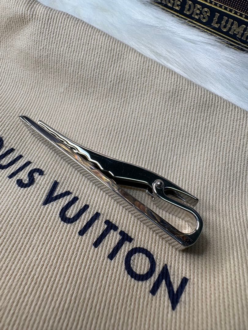 【極美品】 LOUIS VUITTON ルイヴィトン ネクタイピン LV ダミエ