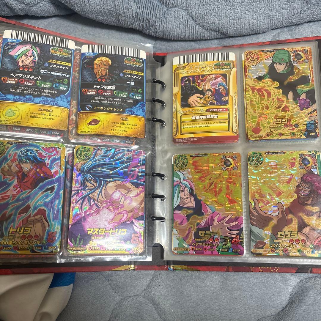 トリコ イタダキマスター、バインダー付き