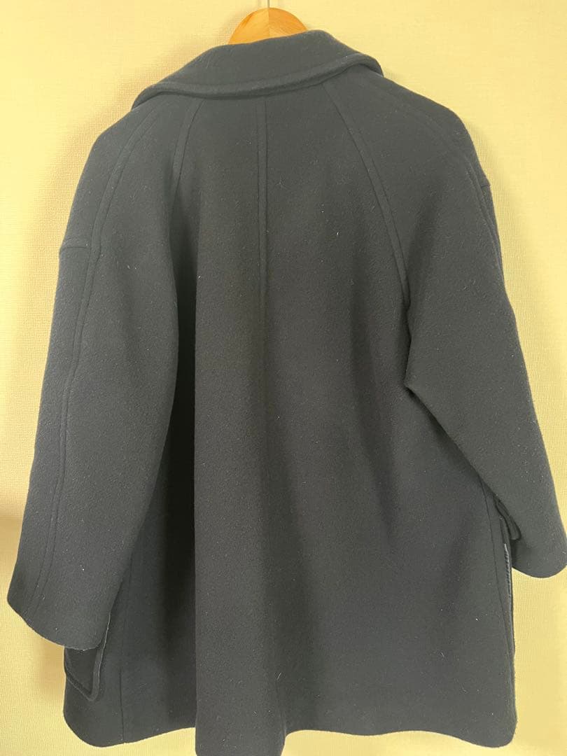 今日までこの価格　スローブイエナ　メルトンビッグ　ピーコート ネイビー　36