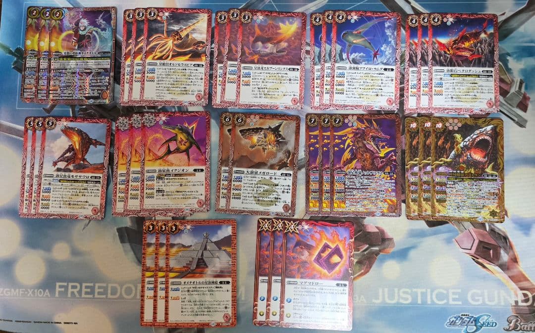 バトスピ　2000枚以上まとめ売り　オメテオトル　デッキパーツ付き