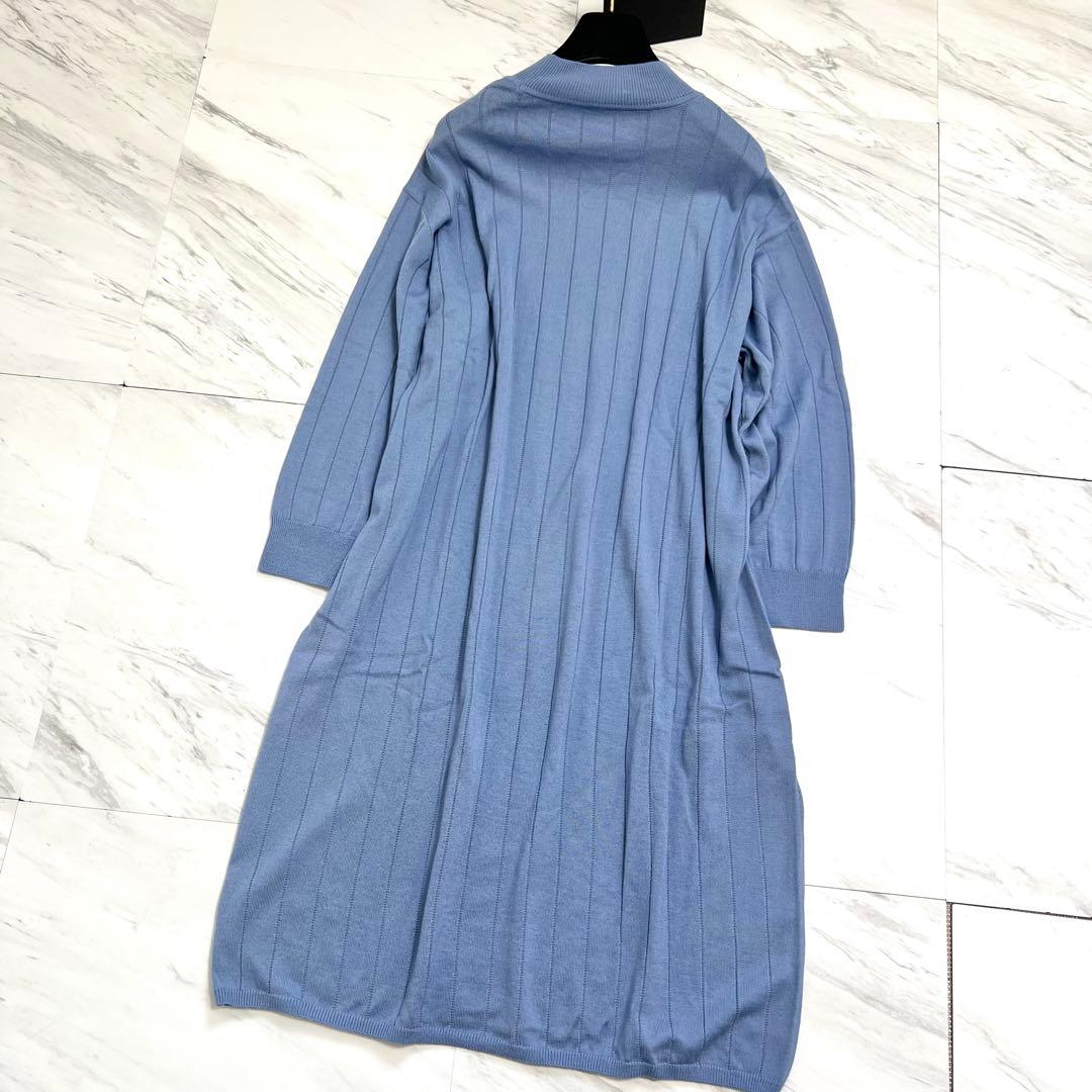 美品 3L相当♡ レリアン ニットロングワンピース 近年モデル 17+