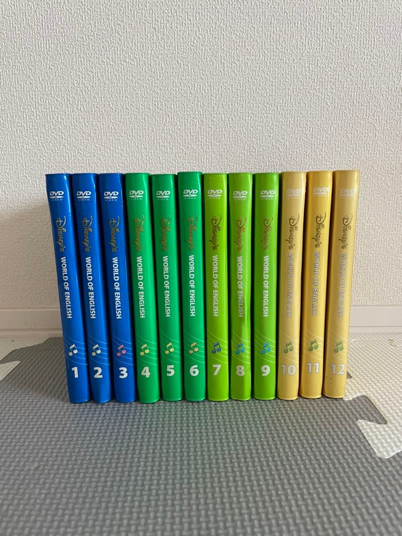 DWE ディズニー英語システム シングアロング DVD 12巻セット