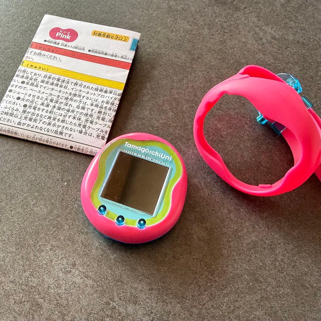 バンダイTamagotchi Uni Purple たまごっちユニ【使用済み】