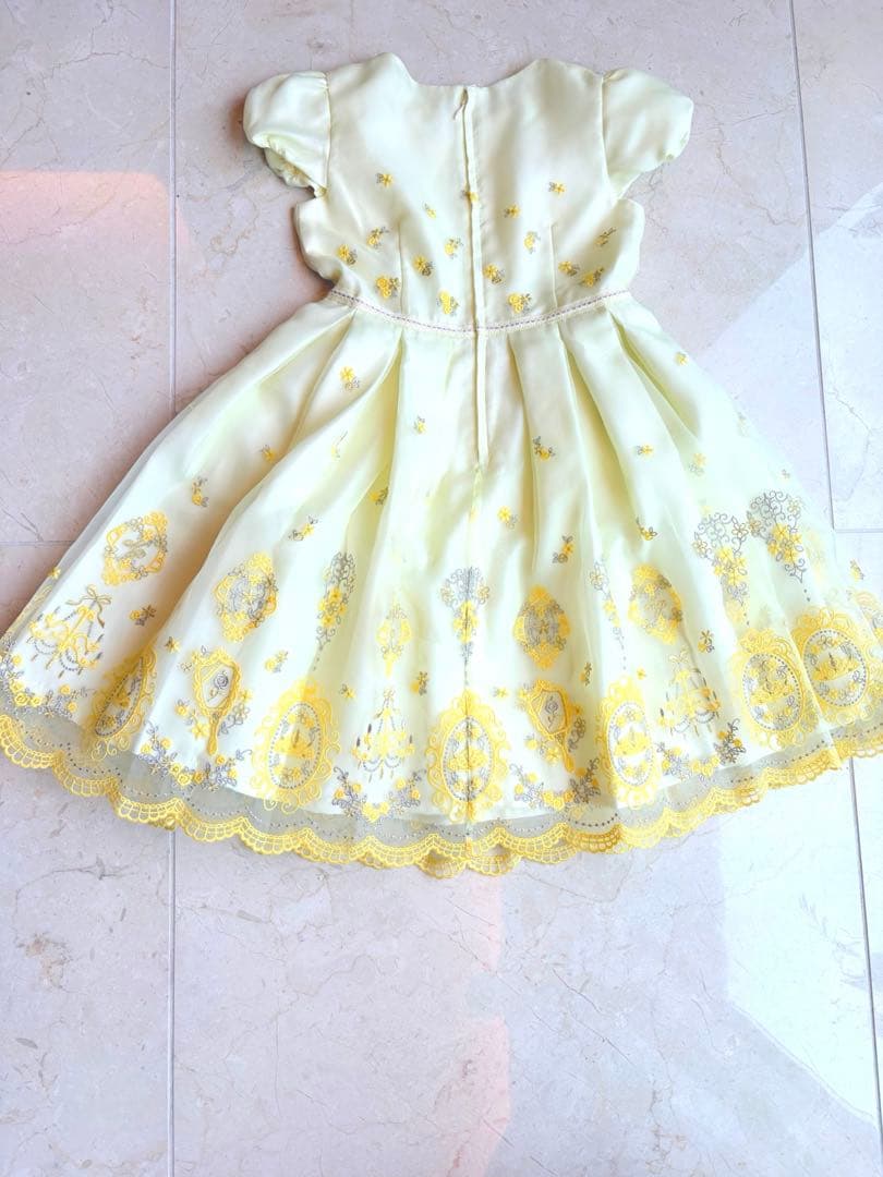 【最終価格】新品　メゾピアノ　プリンセスモチーフドレス　130 発表会ドレス