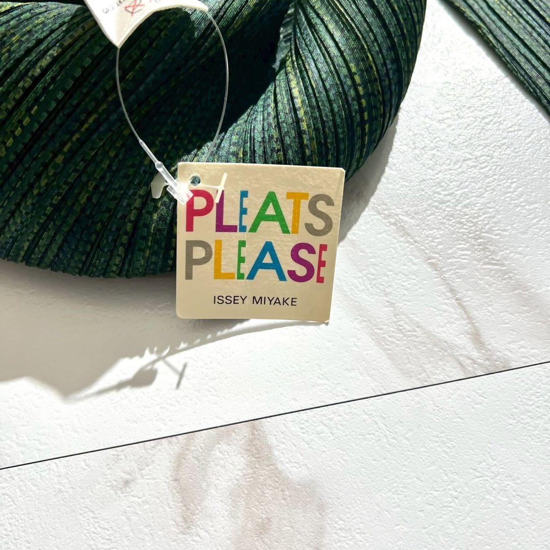 90年代 タグ付 極美品✨PLEATS PLEASE ハイネック 総柄 長袖