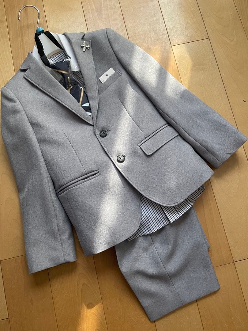 プティマイン　入学式　卒業式　男の子 120センチ　シューズセット