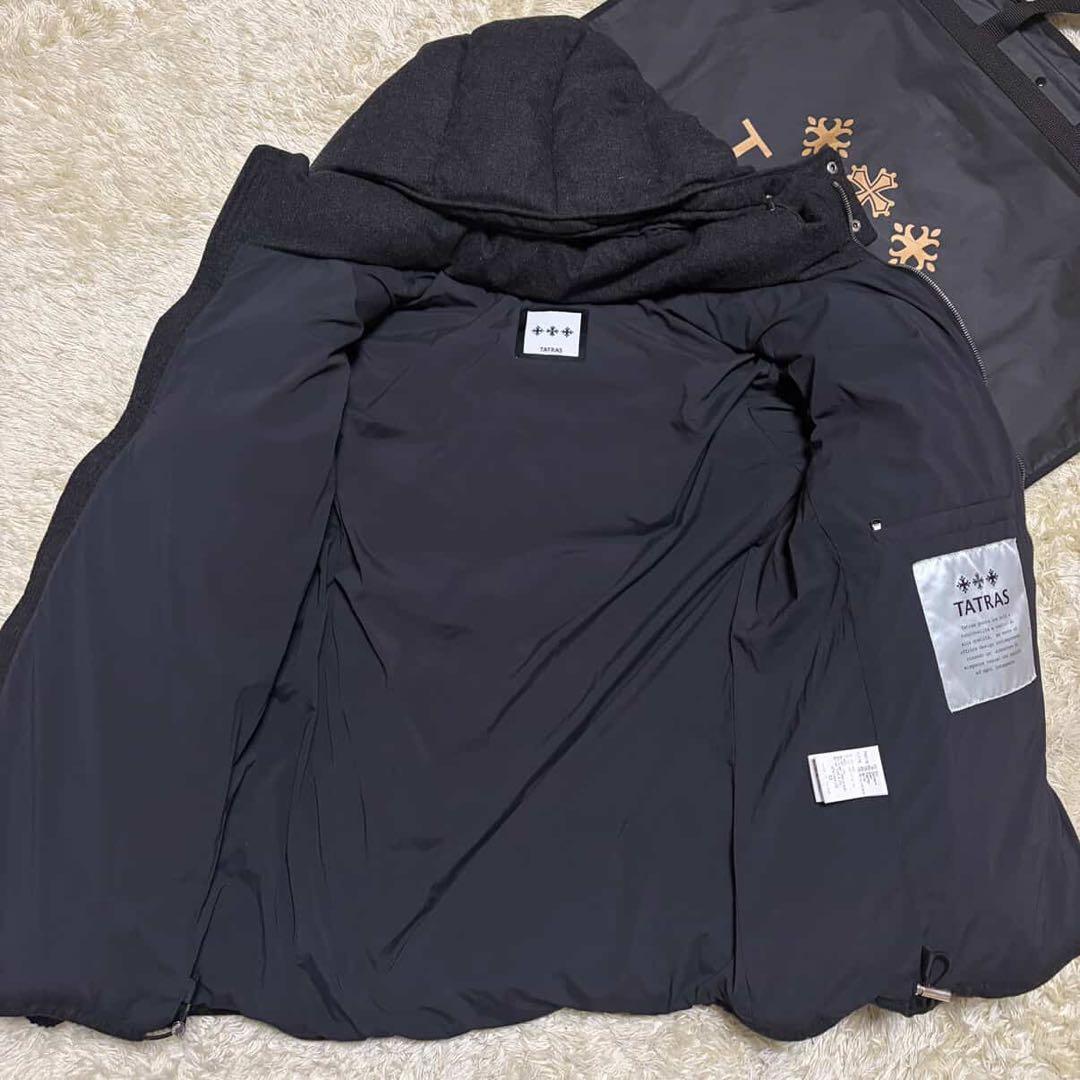 タトラス ERCOLE カシミヤ ダウンジャケット ダークグレー 03 L