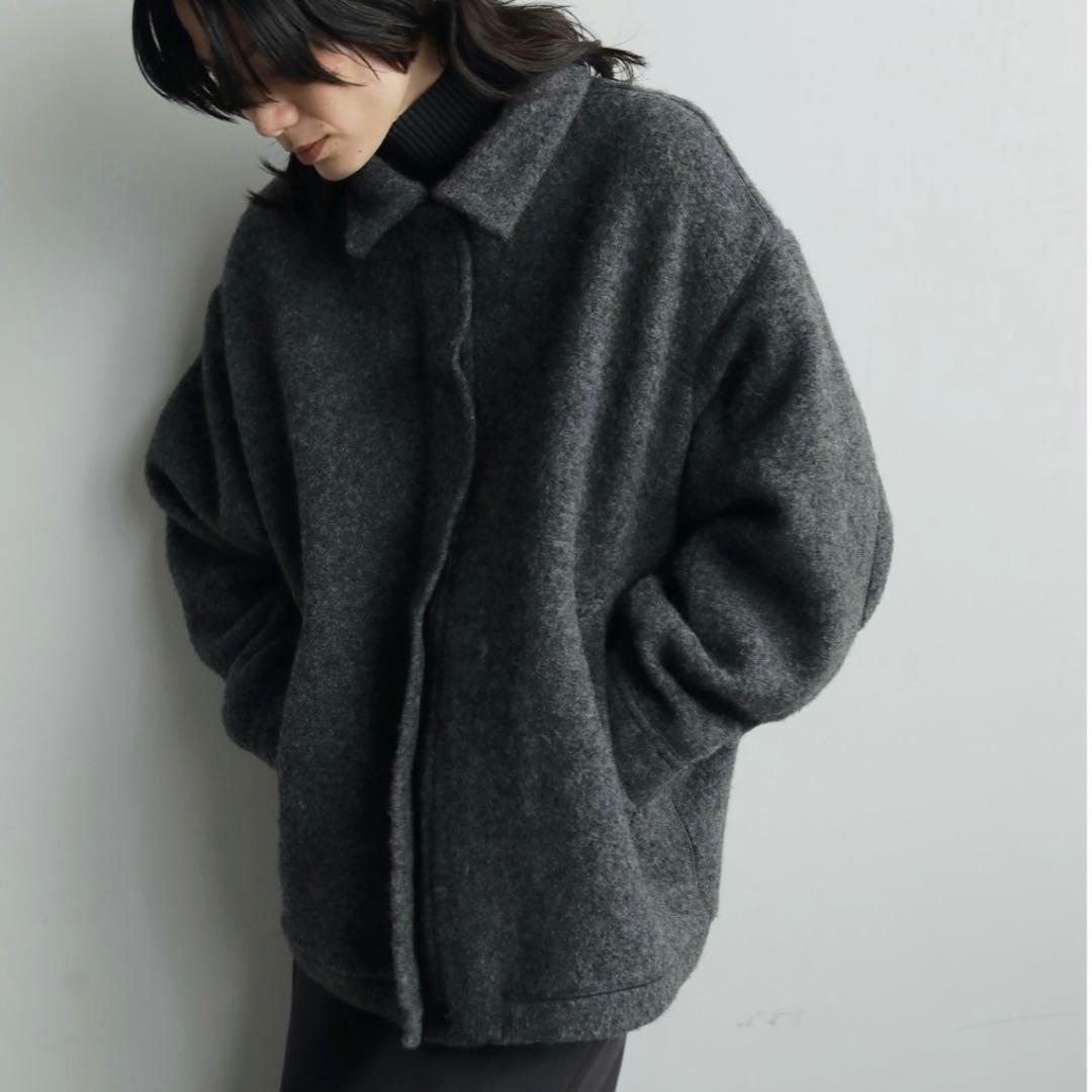 ジャケット・アウター Sliver Zip Blouzon anuke