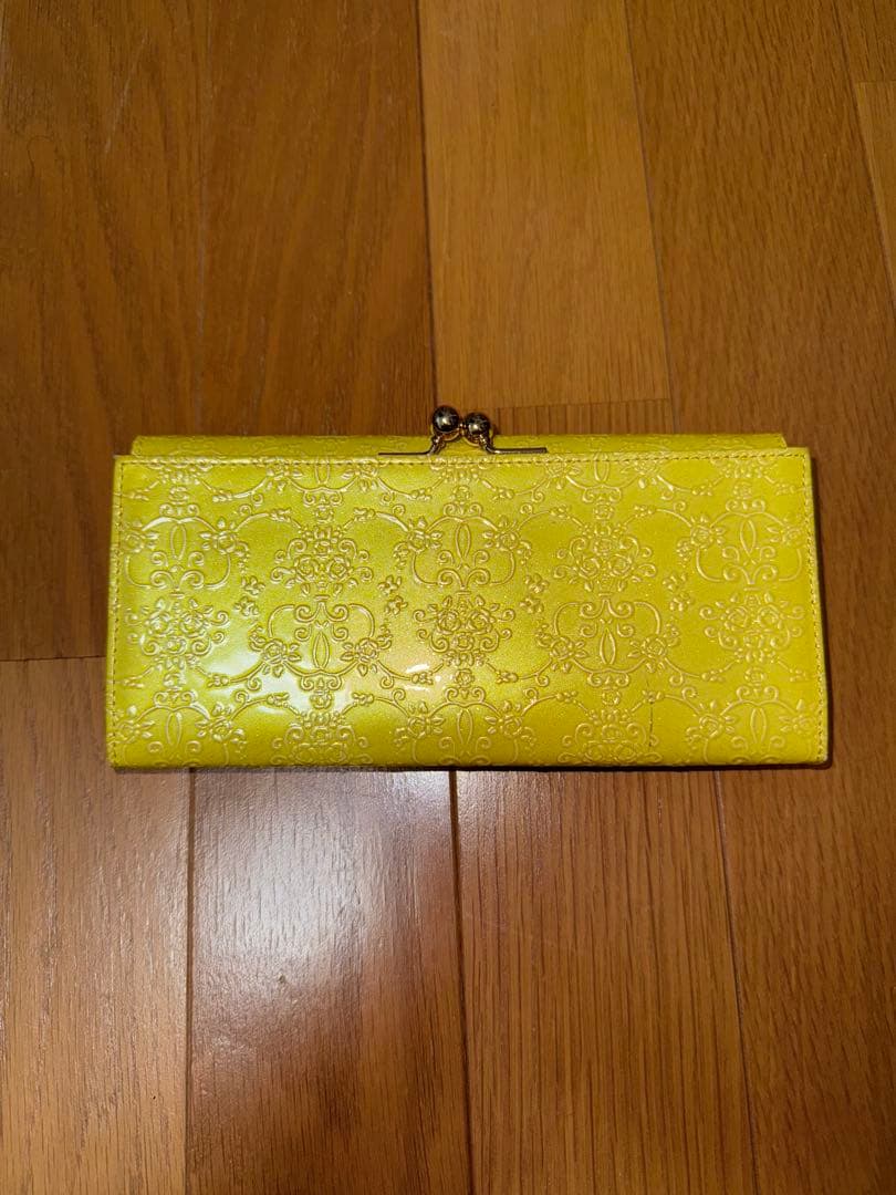 【超美品】ANNA SUI アナスイ ルーミー イエロー長財布