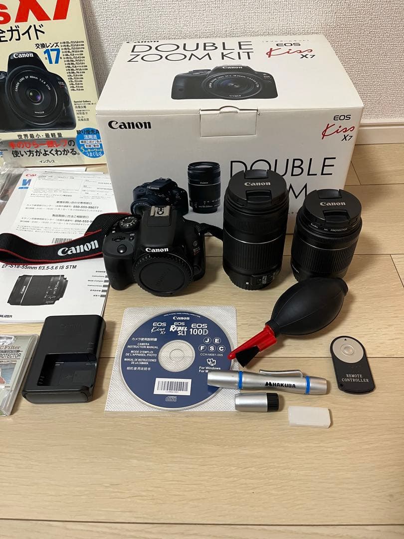 【美品】Canon EOS Kiss X7 ダブルズームキット