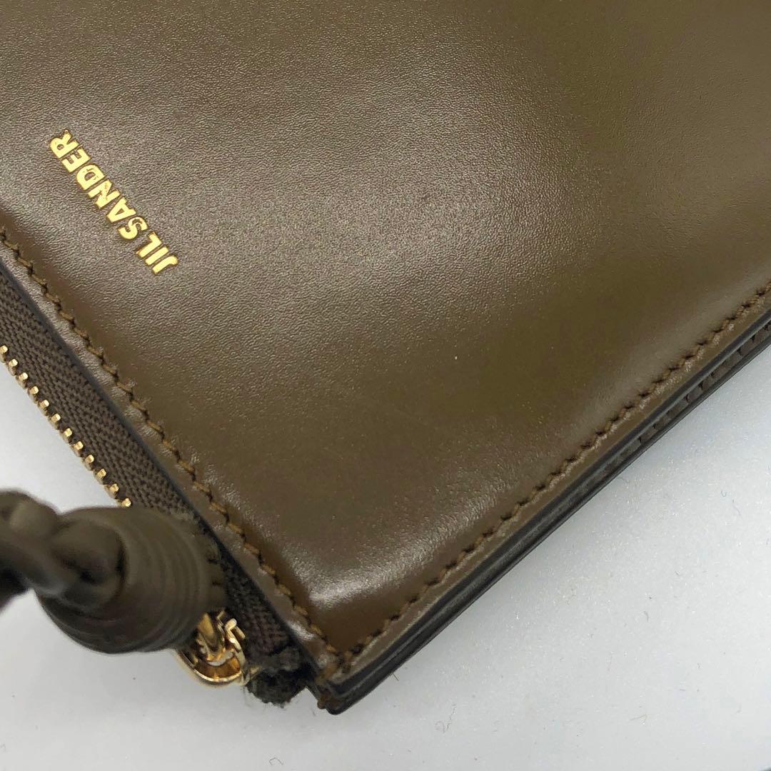 新品同様✨ジルサンダー　 クレジットカードパース　レザー　ケース