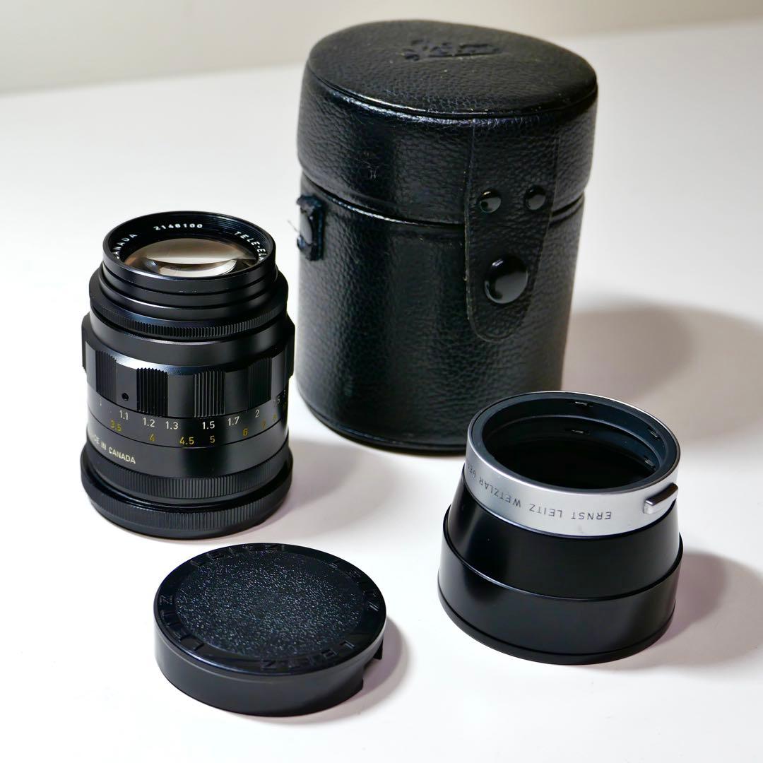 Leica(ライカ) テレエルマリート 90mm/F2.8(極美)&純正フード