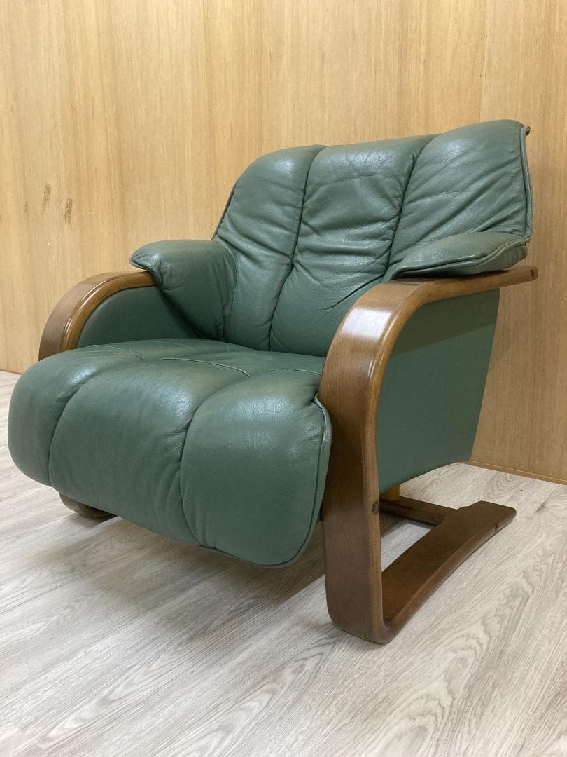 ミ*ン様 冨士ファニチア　FUJI FURNITURE 　本革　1人掛けソファ