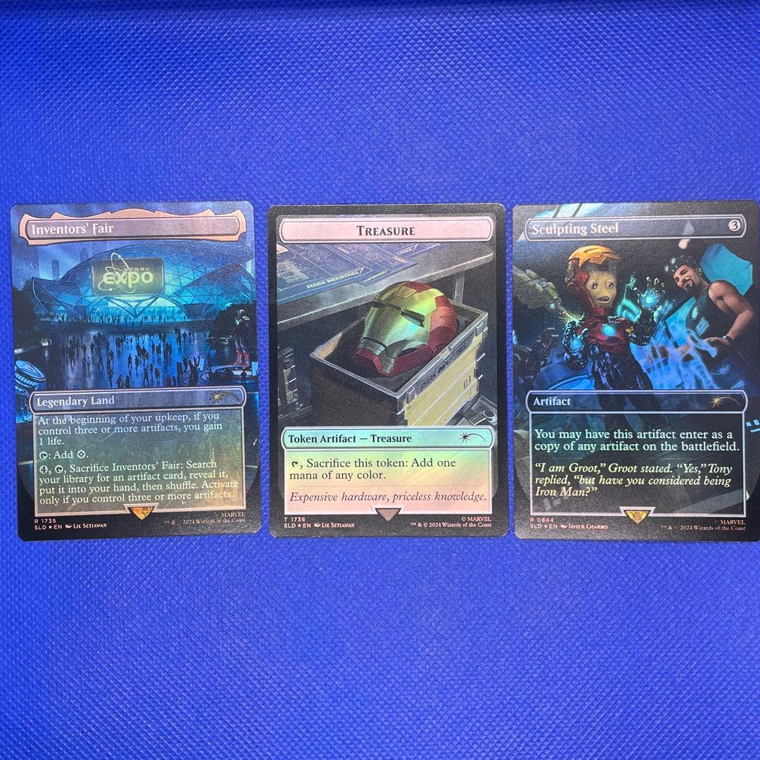 【Foil】MTG Secret Lair Iron Man 7枚セット