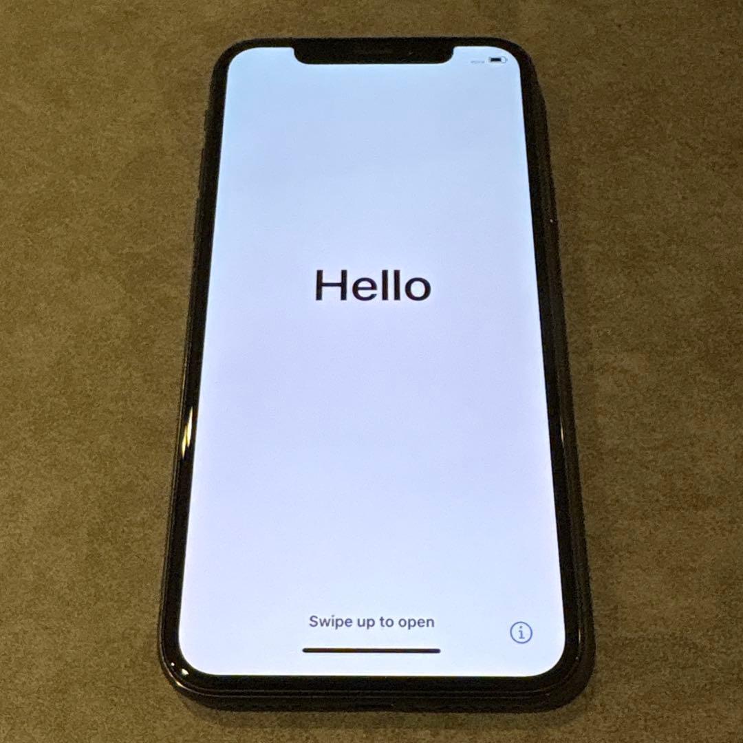 Apple iPhone X スペースグレイ　本体