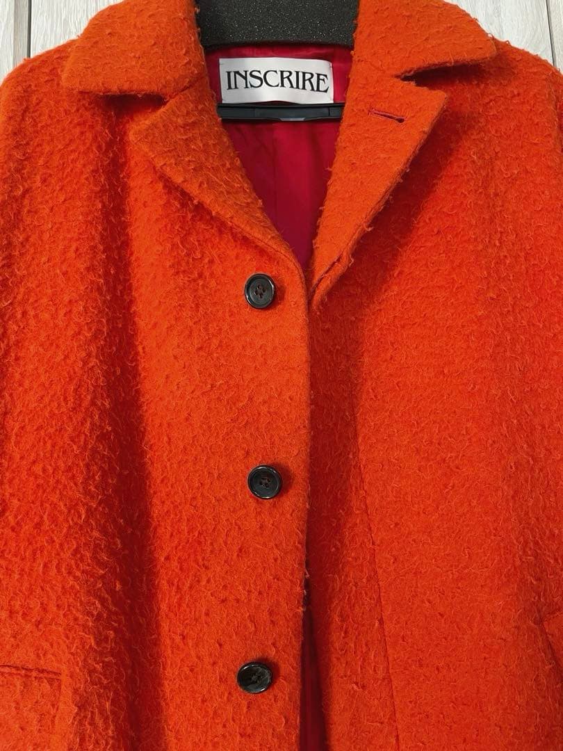 INSCRIRE アンスクリア ウールアルパカコート