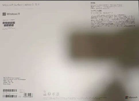 Windowsノート本体 Surface Laptop5 Core i5-1235U/16GB/256GB